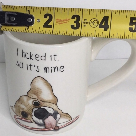 Ceramic Coffee/Tea Mug, Boston International Holiday 12-Oz, I Licked It Xmas Dog - Picture 5 of 6